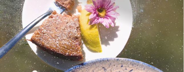 Haskap & Lemon Olive Oil Cake