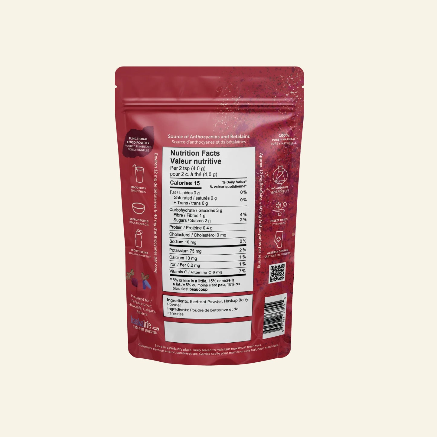 BEET+HASKAP BERRY POWDER POUCH