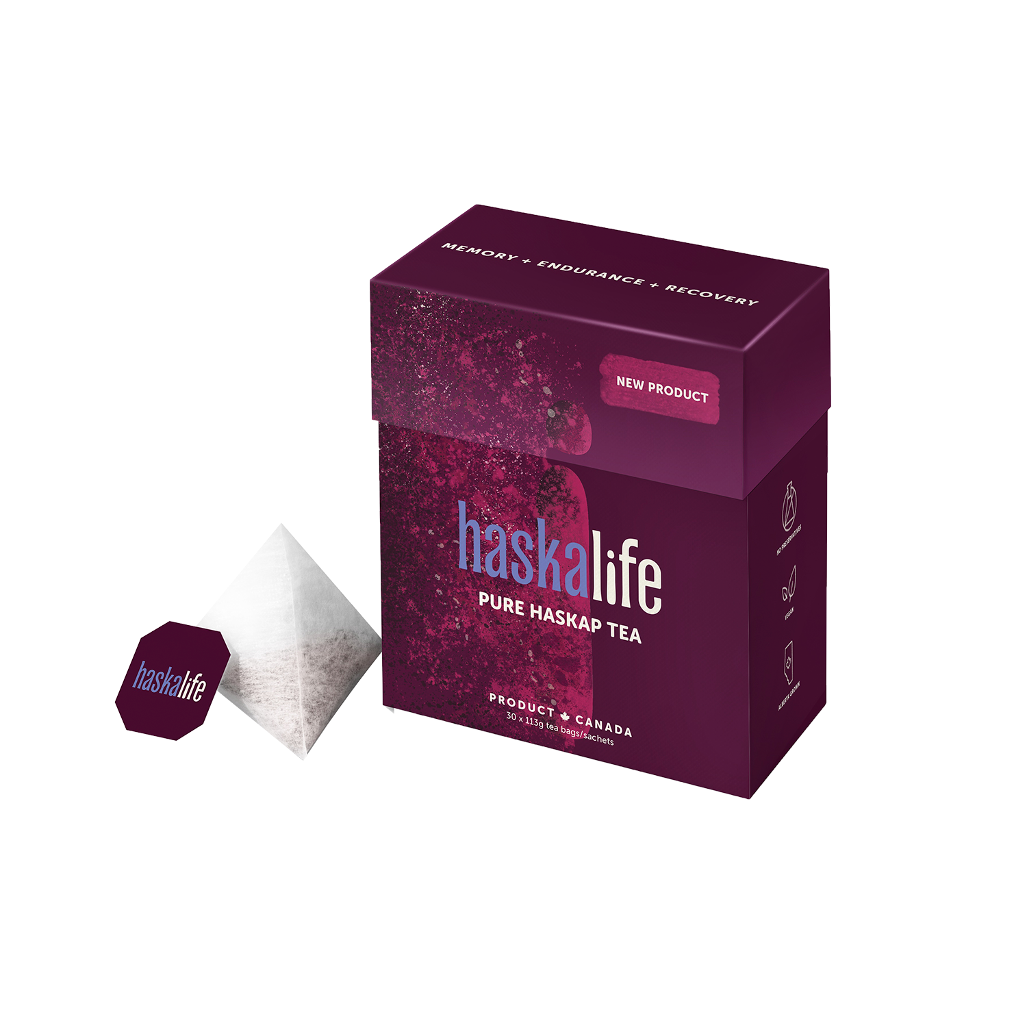 Haskap Berry Tea Antioxidant Rich Beverage Haskalife haskalife™